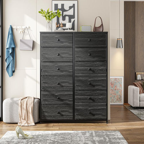 12-Drawer Fabric Dresser: Bedroom Organization