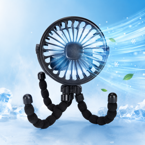 ALURA™ 3-in-1 Flexible Stroller Fan: Cool Breeze