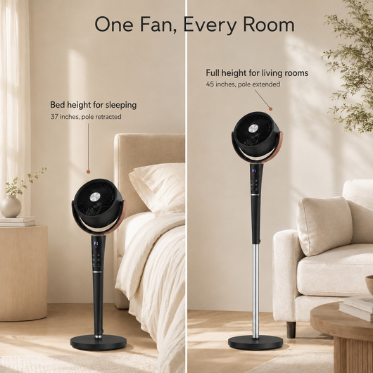 The Bedroom Pedestal Fan: Quiet Airflow for Cooler Sleep