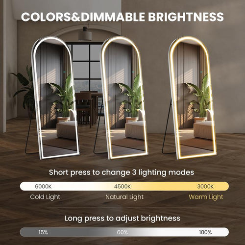 Smart LED Vanity Mirror: True-Color Makeup Lighting