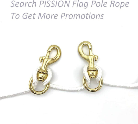 Brass Flag Mounting Grommets Set