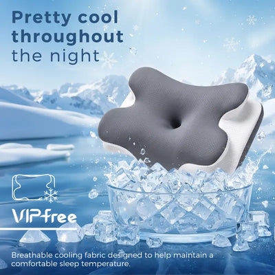 Alura Cooling Memory Neck Pillow: Wake Up Stiffness-Free