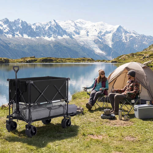ALURA© DeckWagon: Folding Double-Decker Utility Wagon