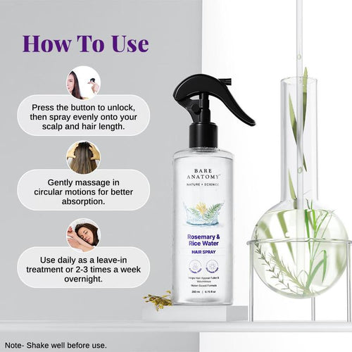 Alura Rosemary & Rice Water Hair Spray: Daily Refresh