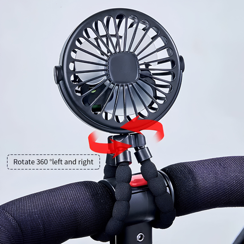 ALURA™ 3-in-1 Flexible Stroller Fan: Cool Breeze
