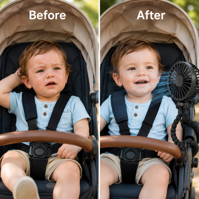 ALURA™ 3-in-1 Flexible Stroller Fan: Cool Breeze