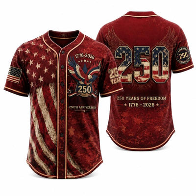 250th Anniversary Patriotic Baseball Jersey