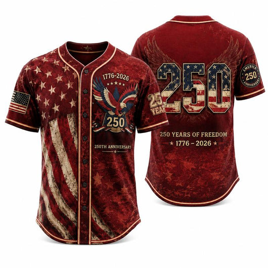 250th Anniversary Patriotic Baseball Jersey