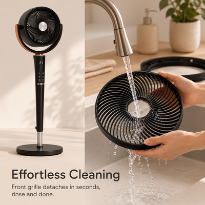 The Bedroom Pedestal Fan: Quiet Airflow for Cooler Sleep