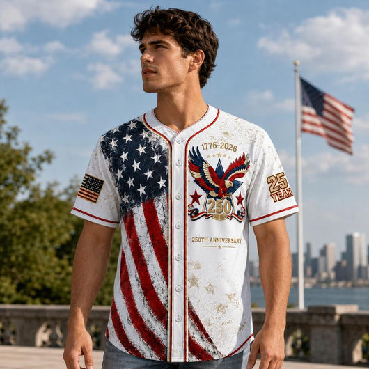 250th Anniversary Patriotic Baseball Jersey