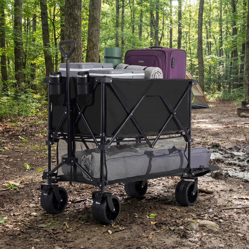 ALURA© DeckWagon: Folding Double-Decker Utility Wagon