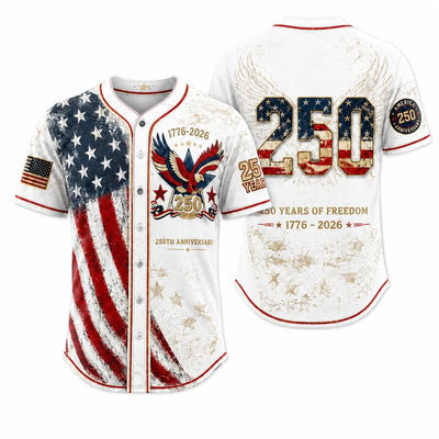 250th Anniversary Patriotic Baseball Jersey