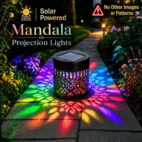 Solar Mandala Garden Lights: Instant Patio Glow